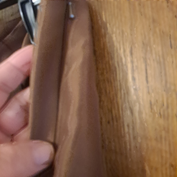 Kate Hill 100% Silk High Waisted Chocolate Brown Trousers - Picture 5 of 5